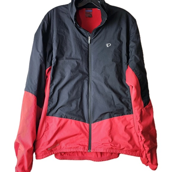 Pearl‎ Izumi Elite Cycling Jacket Men's XXL Red Black Full Zip Select Athletic - Picture 1 of 8